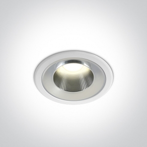 10110TD/W/C Downlight Led Incastrat,Fix, 10W, IP54, Diametru 115mm x Adancime 67mm