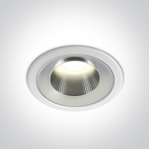 10118TD/W/C Downlight Led Incastrat, Fix, 18W, IP54, Diametru 170mm x Adancime 86mm