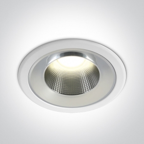 10125TD/W/C Downlight Led Incastrat, Fix, 25W, IP54, Diametru 235mm x Adancime 100mm
