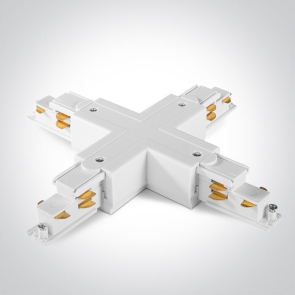 41018AL Conector in X, pentru sina trifazata DALI, 16V