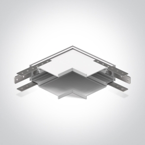 42012BR Conector 90 grade pentru sina magnetica incastrata MIDI,42001R / 42002R