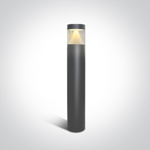 67410/AN/W-C Stalpisor Metalic Led, Lumina Difuza , 12W, 250mA, IP65, Diam. 120mm, Inaltime 800mm