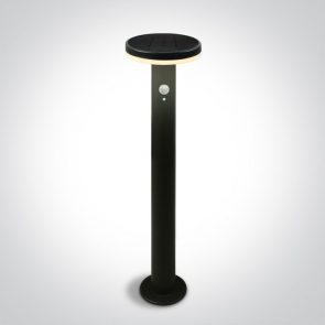67500A/B/EW Stalpisor Solar Led Exterior, Senzor de miscare, 6W, IP44, Diametru 160mm x Inaltime 450mm