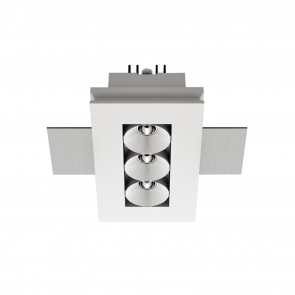 Gypsum_Cell 3 x Spot Incastrat Fix, Led, 6W, 630mA