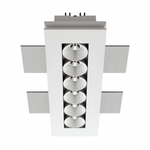 Gypsum_Cell 6 x Spot Incastrat Fix, Led, 12W, 630mA